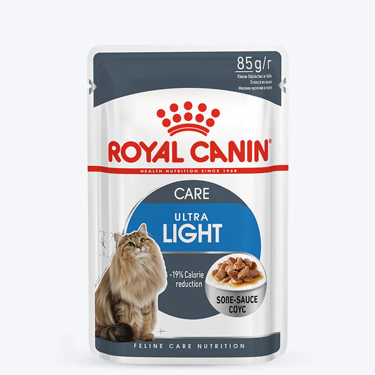 Royal Canin Ultra Light Wet Cat Food - 85 g packs